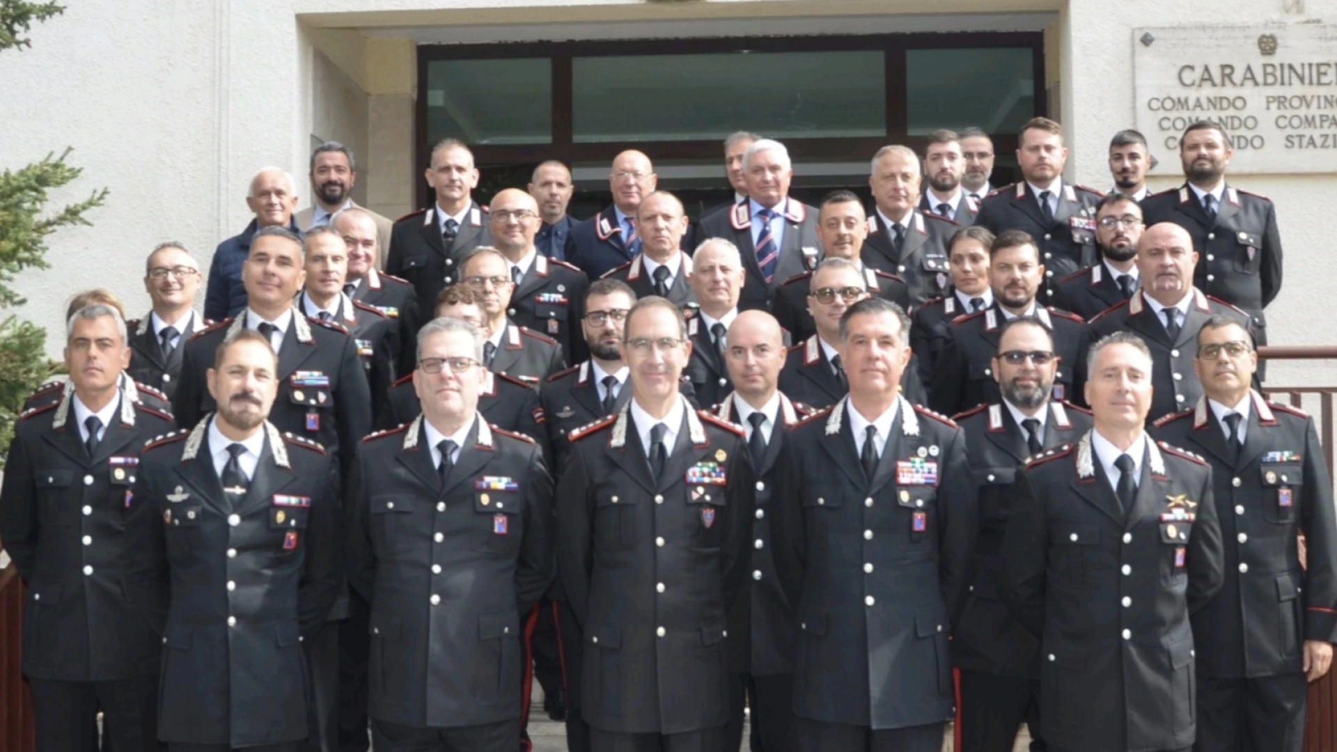 Il Generale di Corpo D'armata Marco Minicucci visita il Comando Provinciale Carabinieri di Isernia.